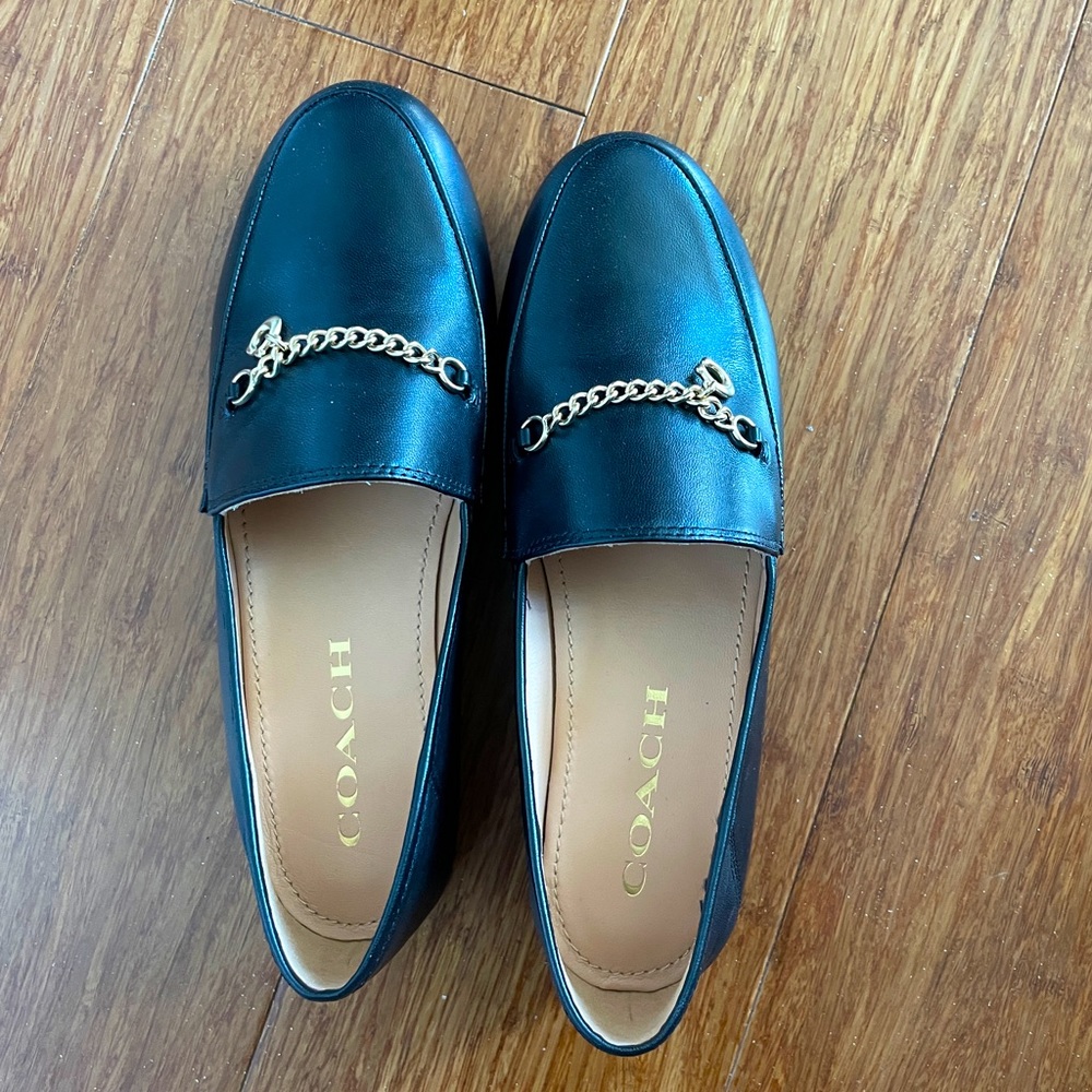 Coach Hanna Leather Loafers